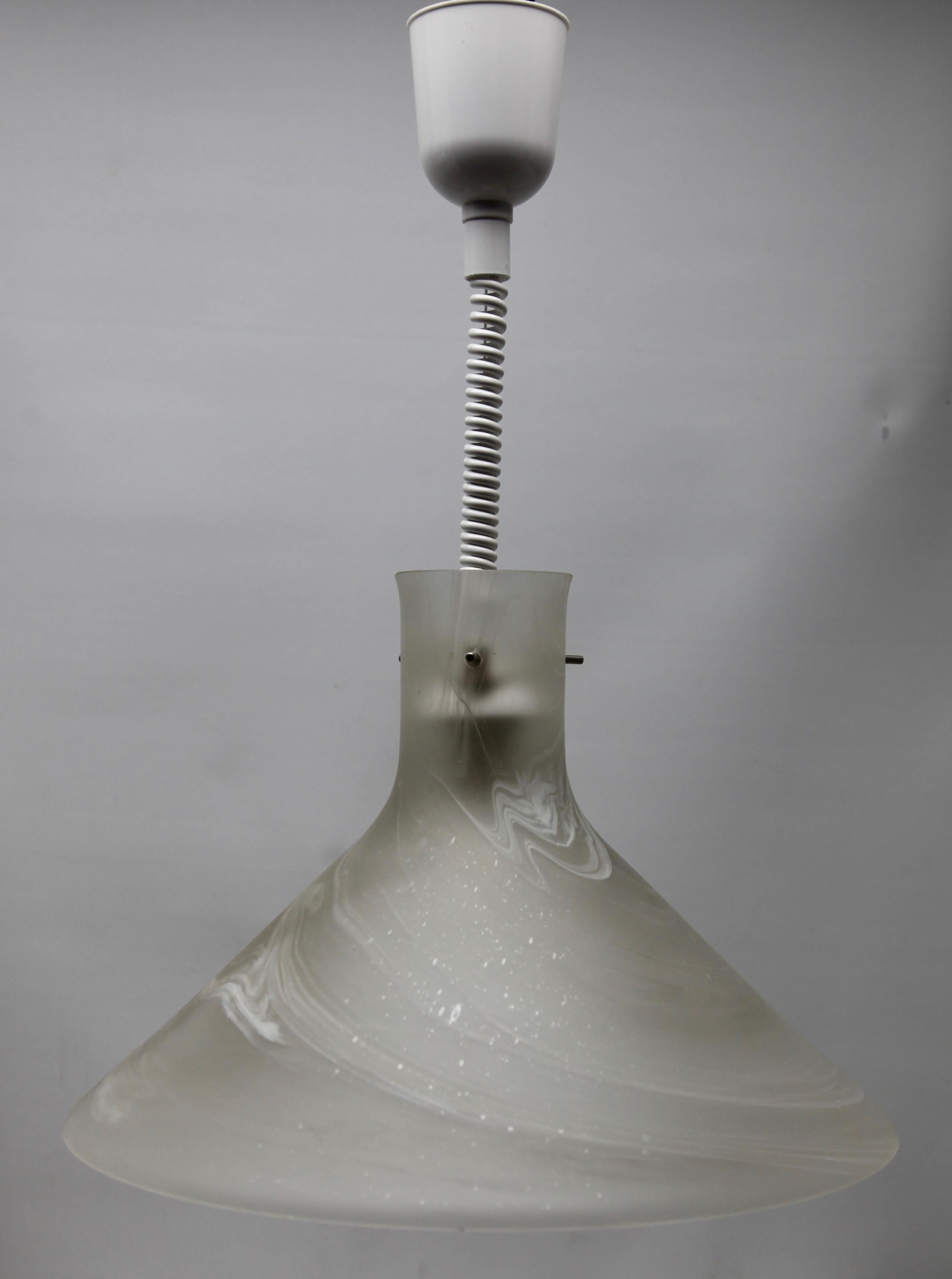 Mid-20th Century Vintage Pendant Light by Peill & Putzler, Germany, 1960s For Sale