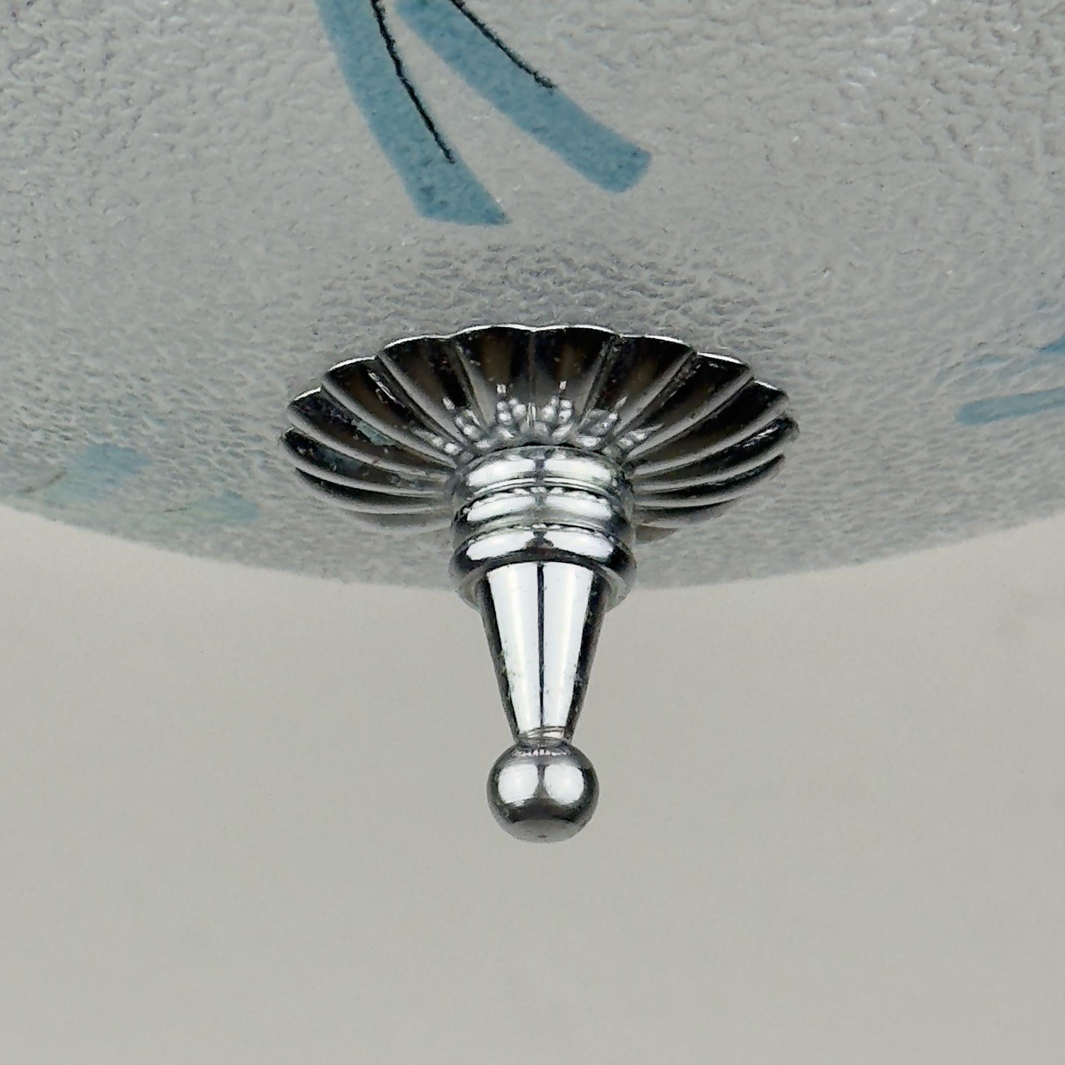 Vintage Pendelleuchte Flower, Italien 1960er Jahre im Angebot 3