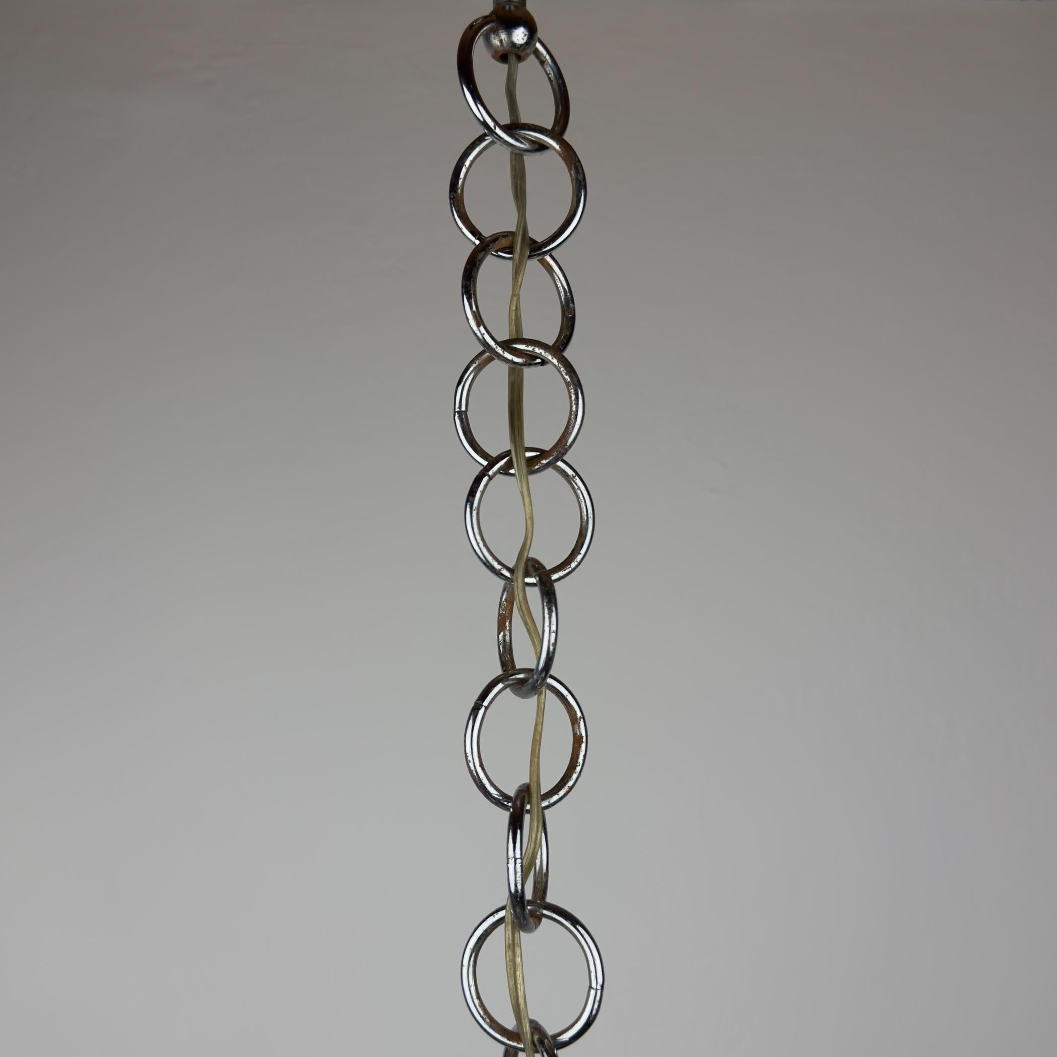 Vintage Pendelleuchte Flower, Italien 1960er Jahre im Angebot 6