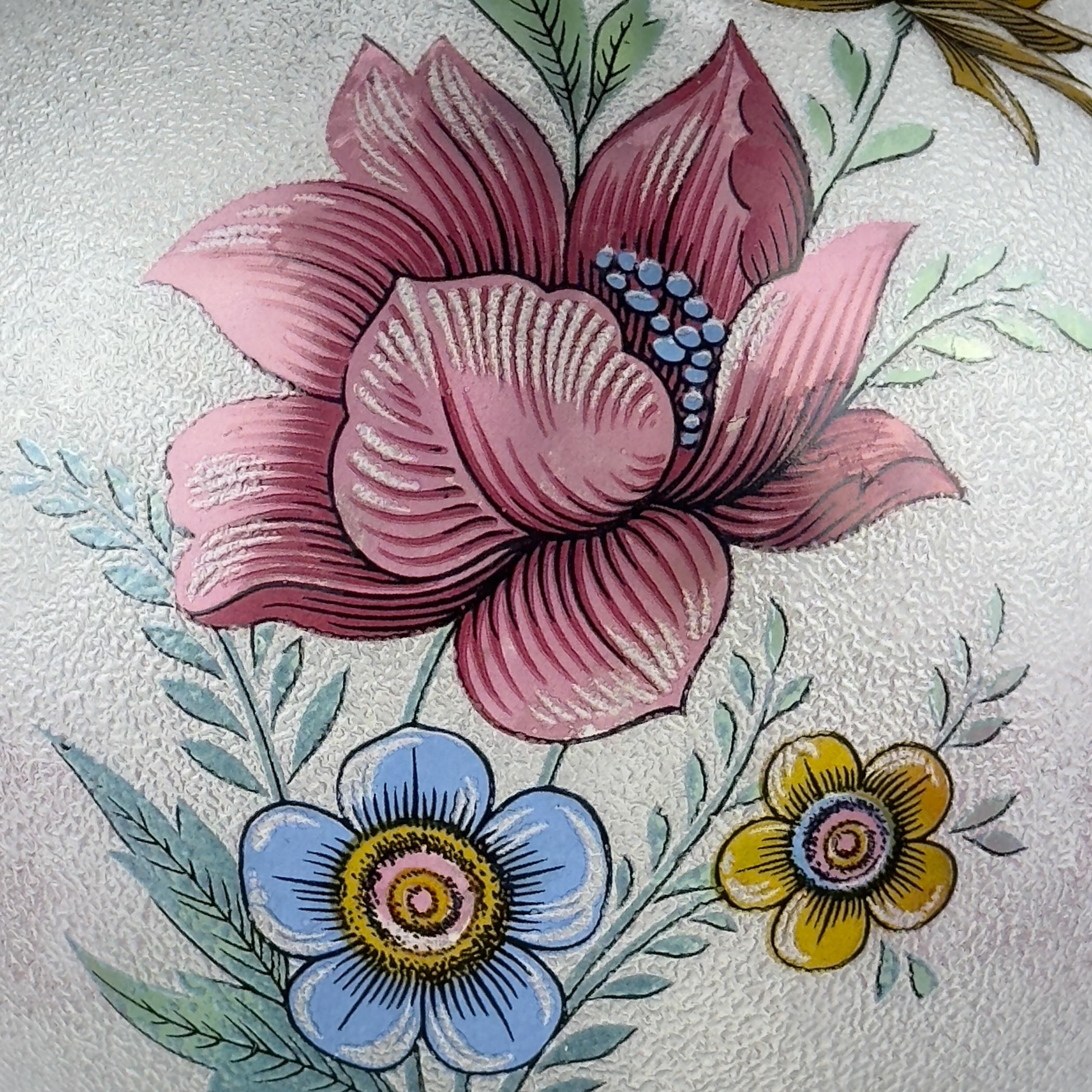 Vintage Pendelleuchte Flower, Italien 1960er Jahre (20. Jahrhundert) im Angebot