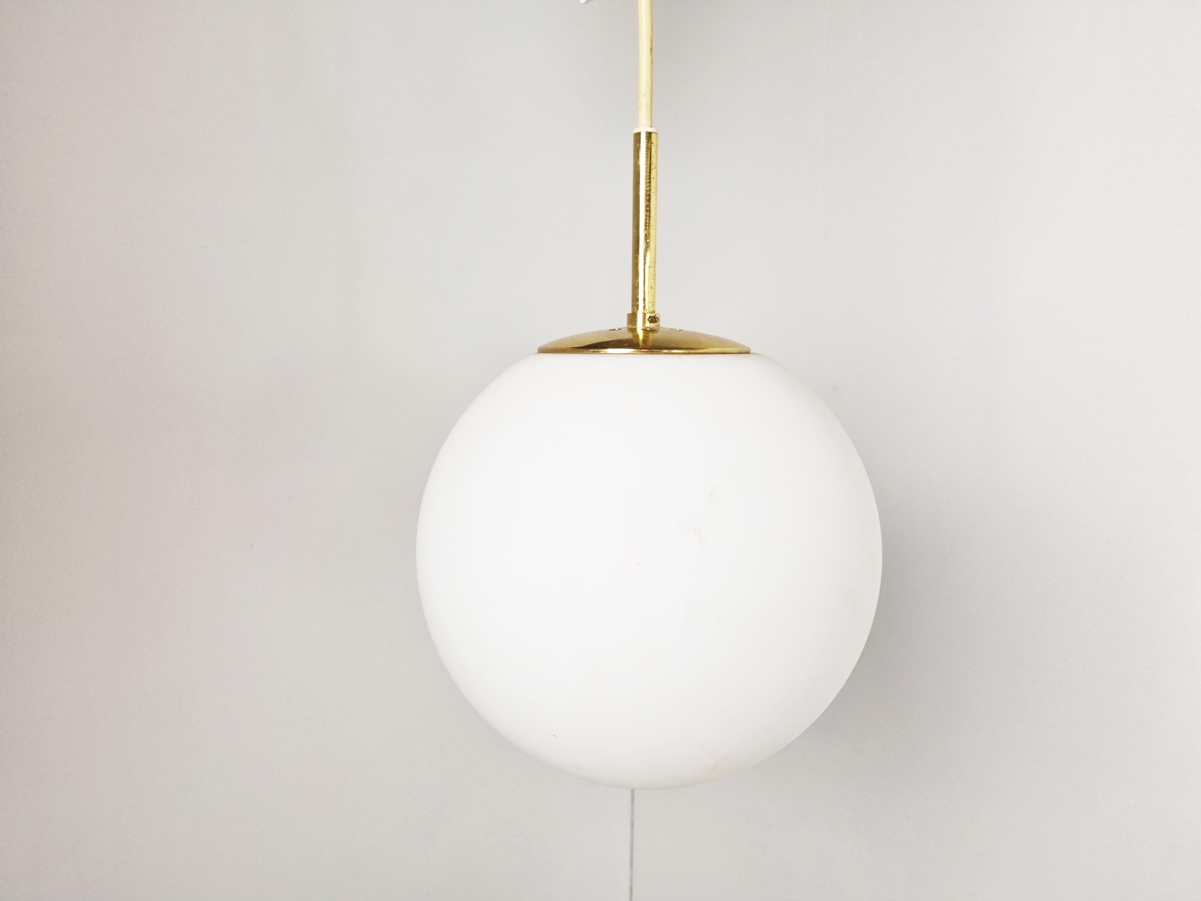Ottone Lampade a sospensione vintage di Glashutte Limburg, anni '70 in vendita