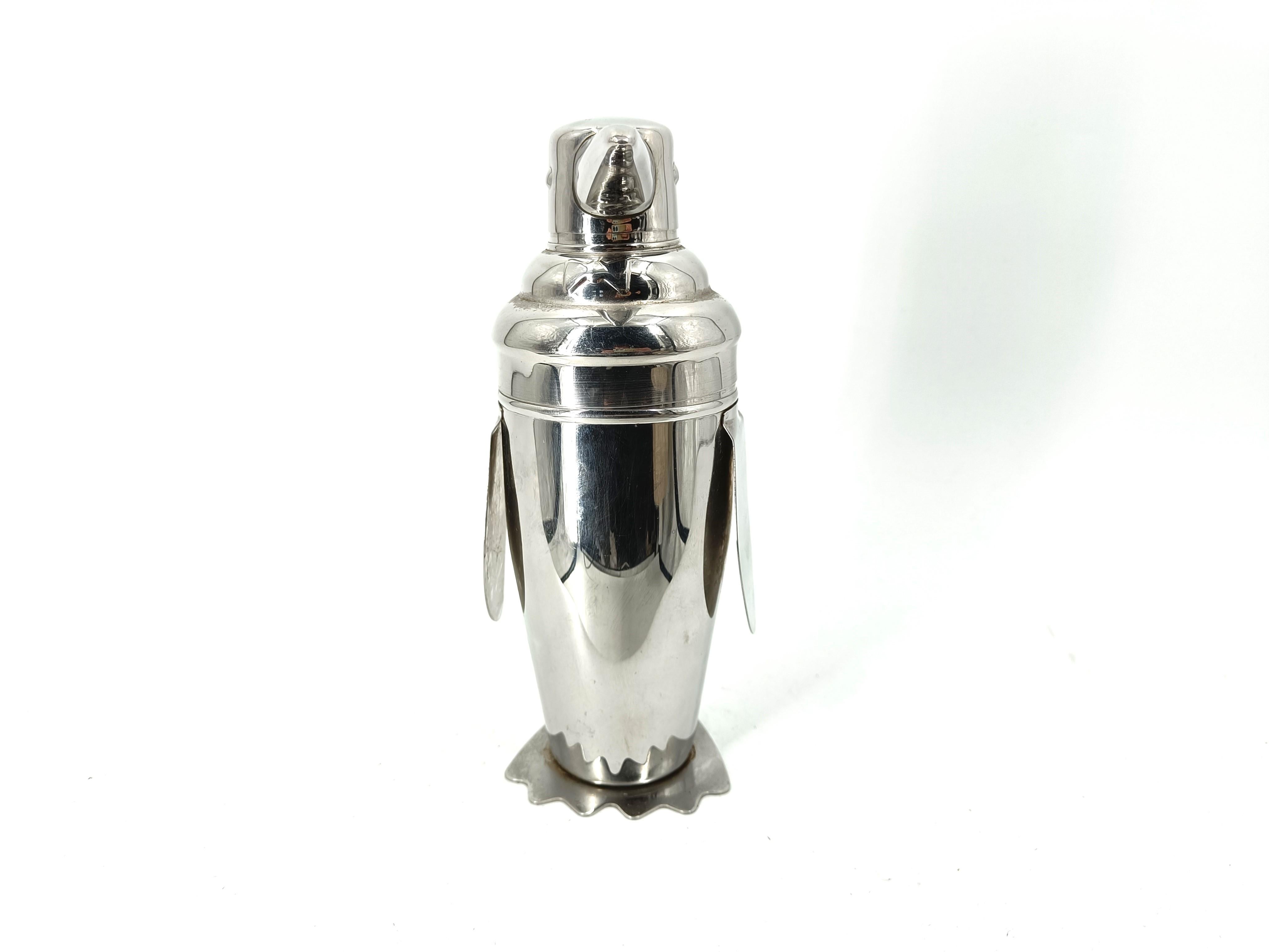 Vintage penguin cocktail shaker, 1970s 2