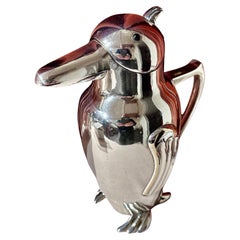 Vintage Penguin Figuraler Art Deco Cocktail Shaker
