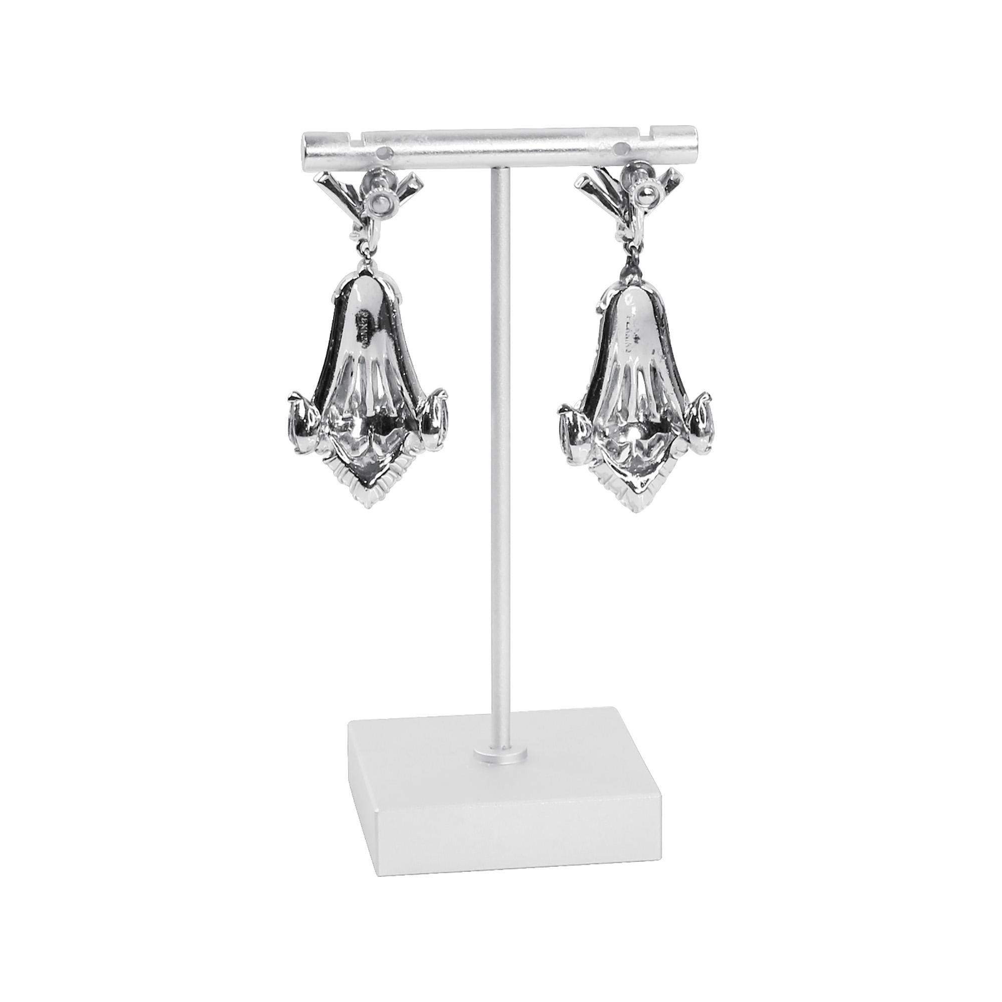 Pennino baumelnde Vintage-Ohrringe im Angebot 1