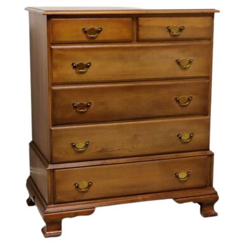 PENNSYLVANIA HOUSE Cherry Chippendale Chest on Chest