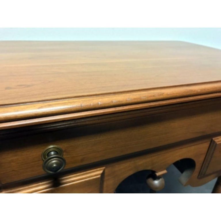 PENNSYLVANIA HOUSE Cherry Queen Anne Diminutive Lowboy Chest/Nightstand For Sale 5
