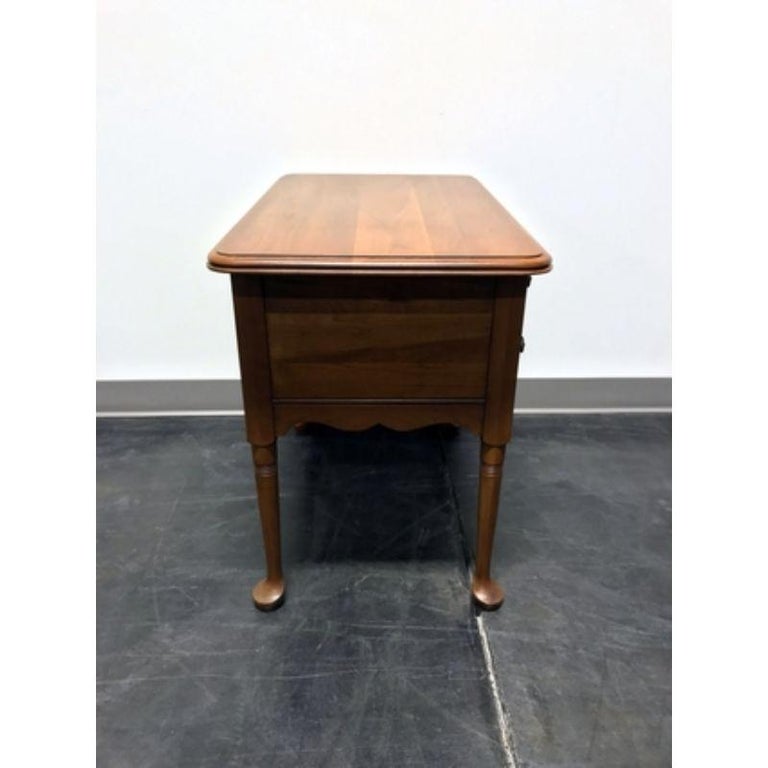 20th Century PENNSYLVANIA HOUSE Cherry Queen Anne Diminutive Lowboy Chest/Nightstand For Sale