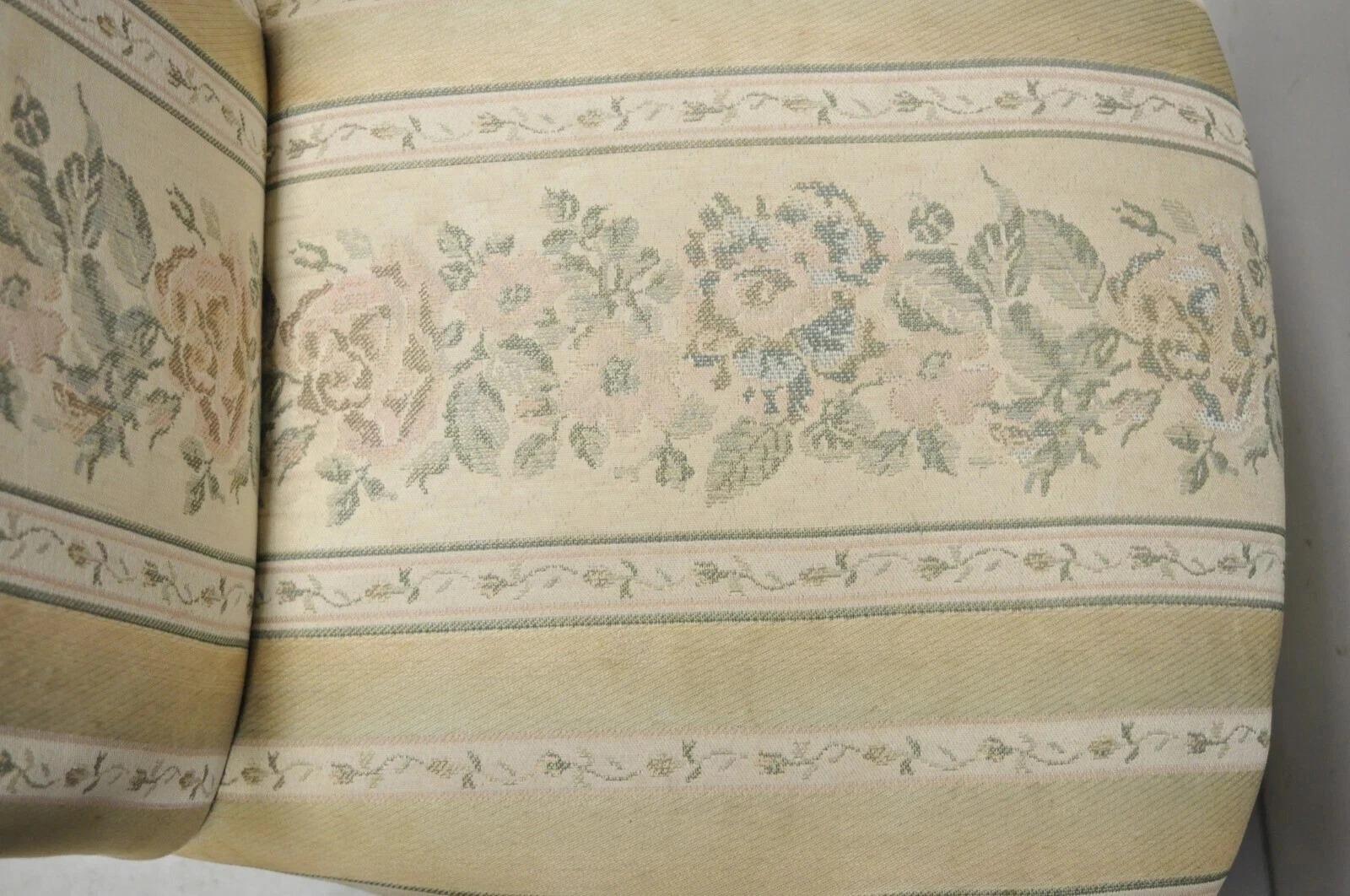 Mogano Sedia a braccio d'oca imbottita d'epoca di Pennsylvania House Queen Anne in mogano in vendita