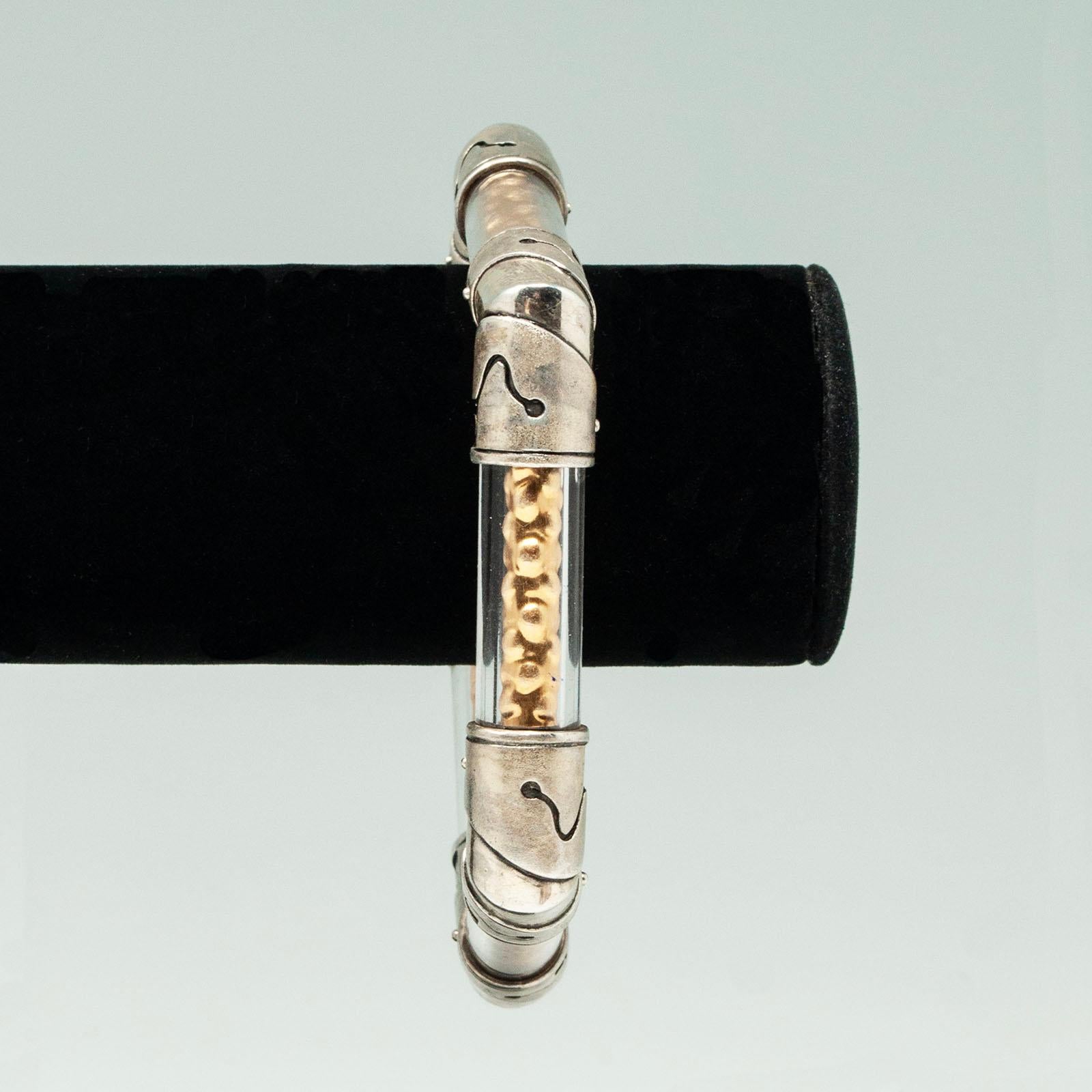 Vintage Pentagon Bracelet by Moshe Botser In Good Condition For Sale In Point Richmond, CA