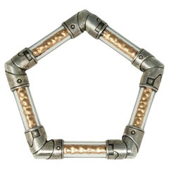 Vintage Pentagon Bracelet by Moshe Botser