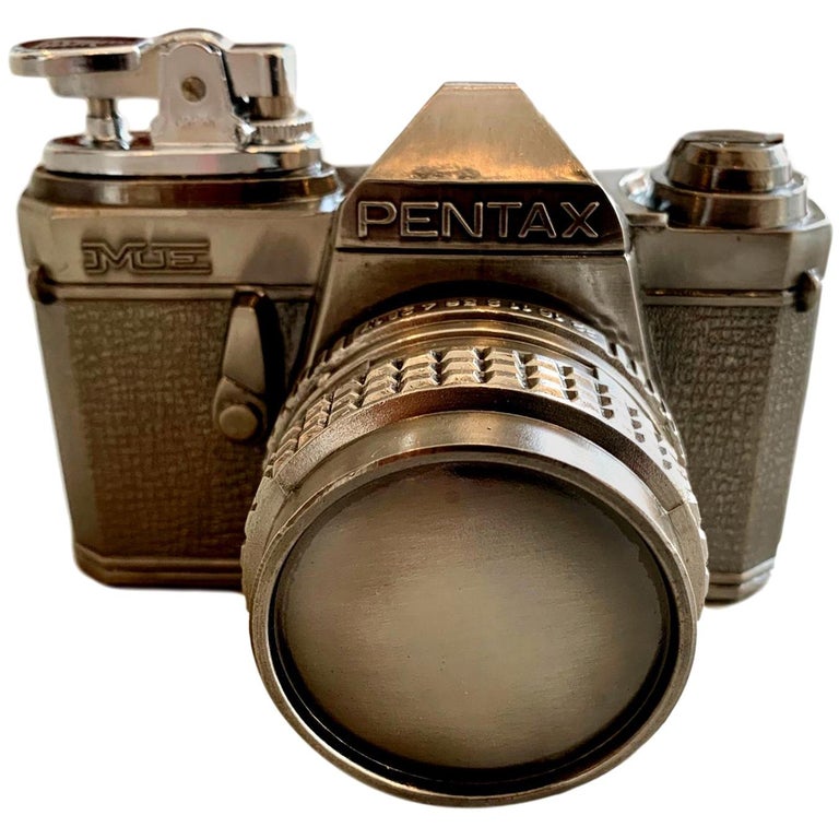 Vintage Pentax Camera Table Lighter For Sale