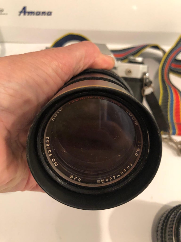 Vintage Pentax K 1000 Camera with Two Lens For Sale at 1stdibs