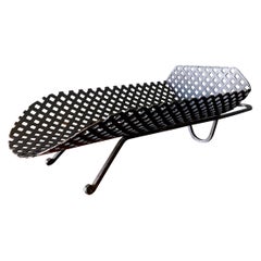 Vintage Perforated Metal Catch-All/Envelope Tray