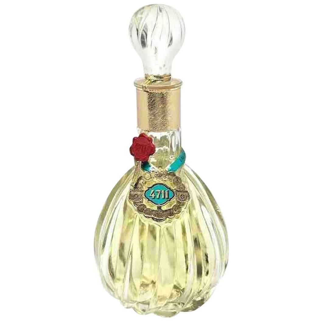 Vintage Perfume Bottle by 4711 German Perfume Echt Kolnisch Wasser Sealed Rare