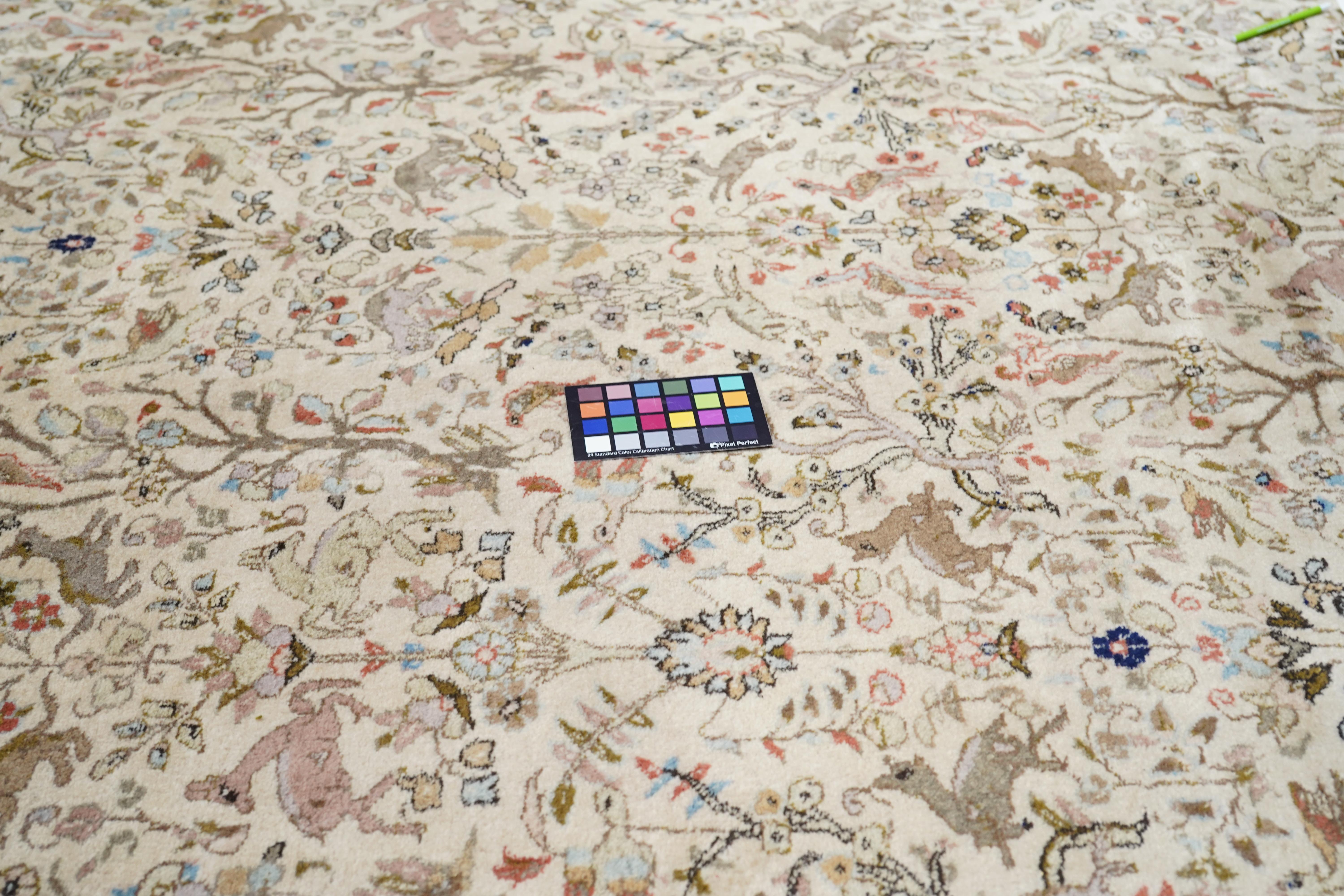 Vintage Persian Tabriz Rug 8'1'' x 10'1'' For Sale 3