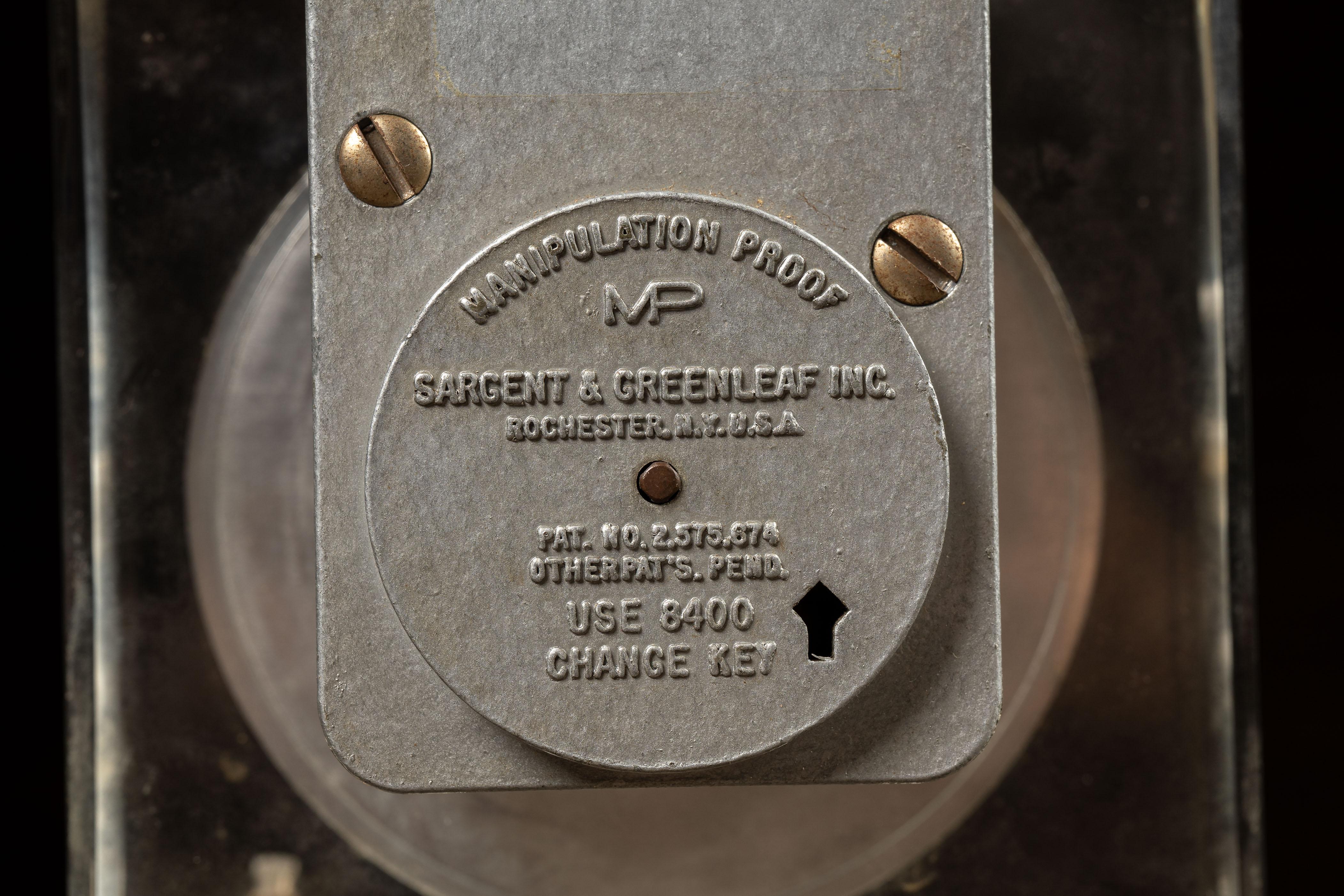 Démonstrateur de serrure à permutation Vintage de Sargent & Greenleaf en vente 3