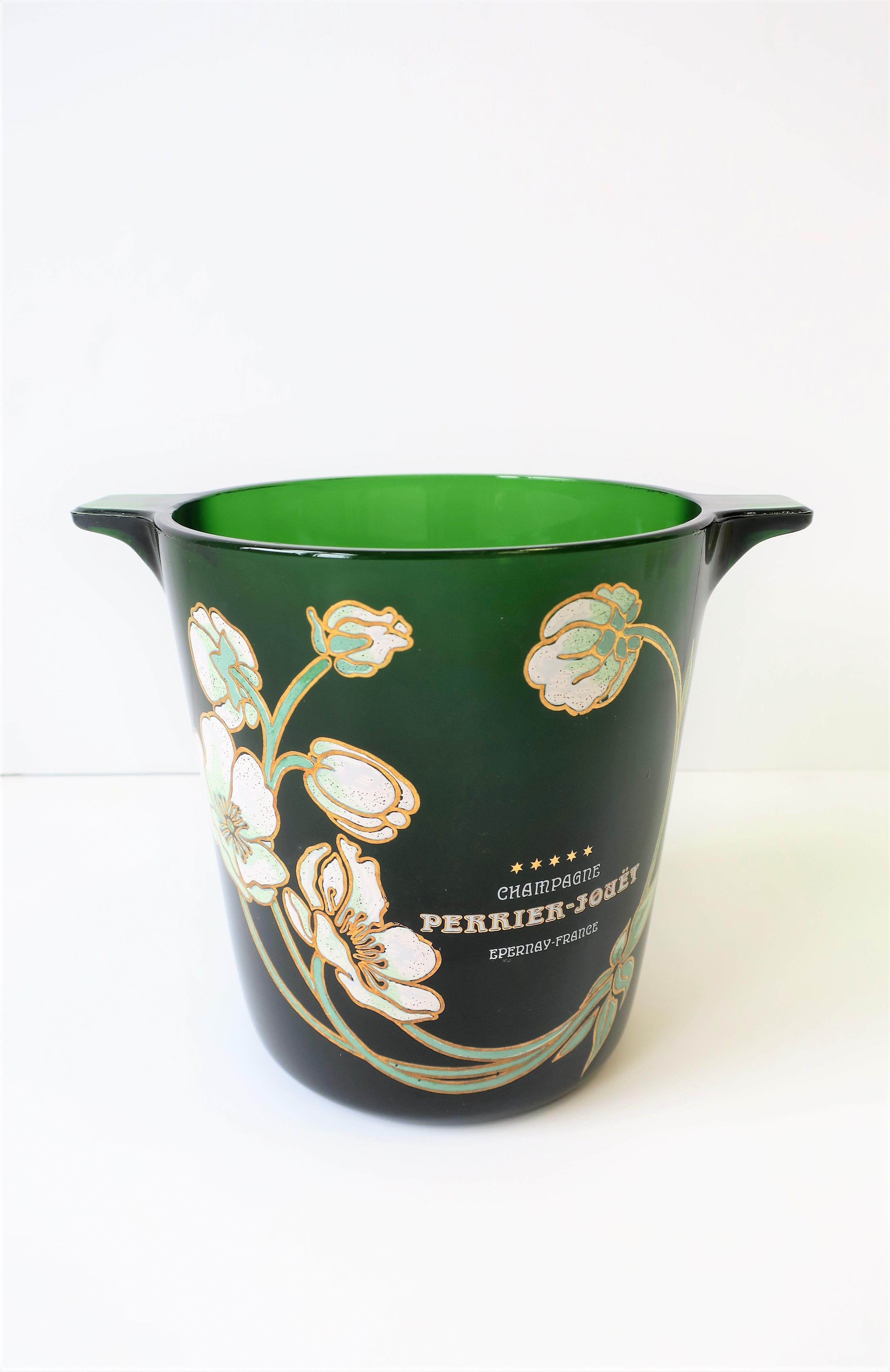 Français Vintage Perrier-Jouet French Champagne Bucket Art Nouveau