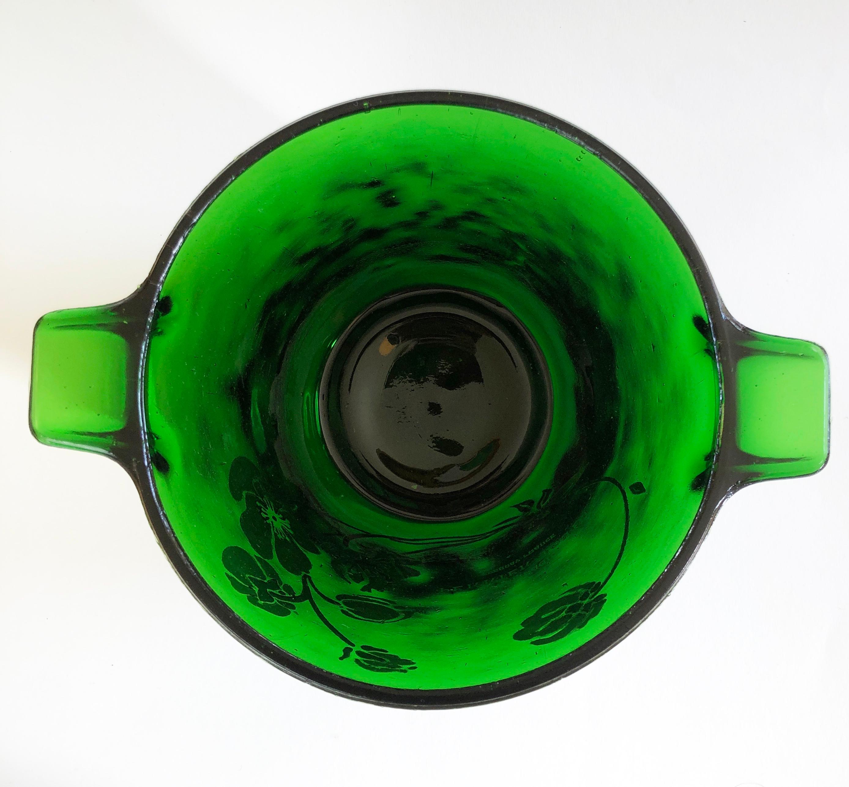 Vintage Perrier-Jouet French Champagne Bucket Art Nouveau Style, 1960s, France In Good Condition In Andernach, DE
