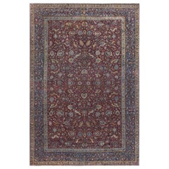 Persischer Kashan-Teppich, um 1920  11'9 x 17'8 Zoll
