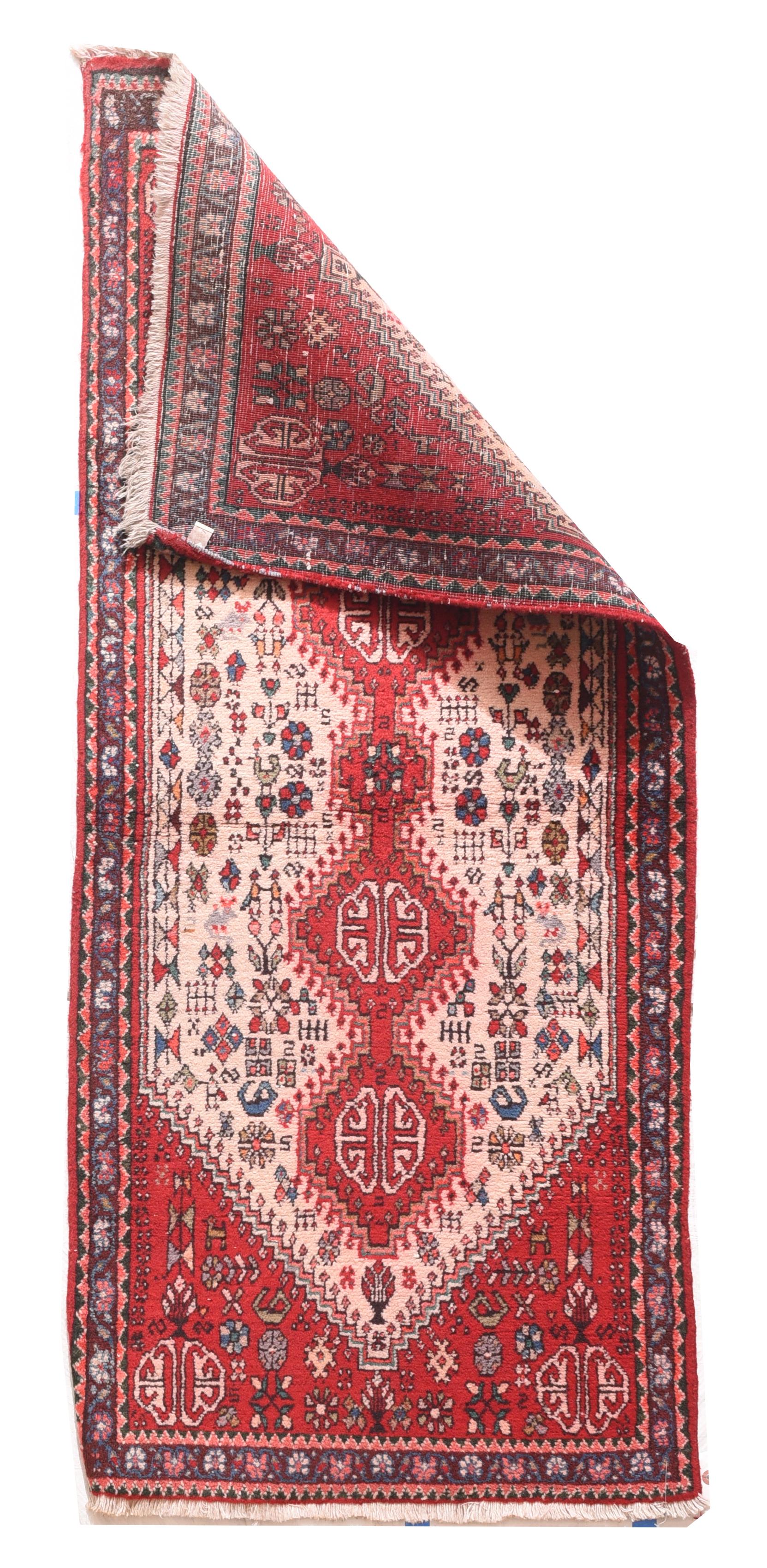 Tappeto persiano vintage Abadeh 2'0