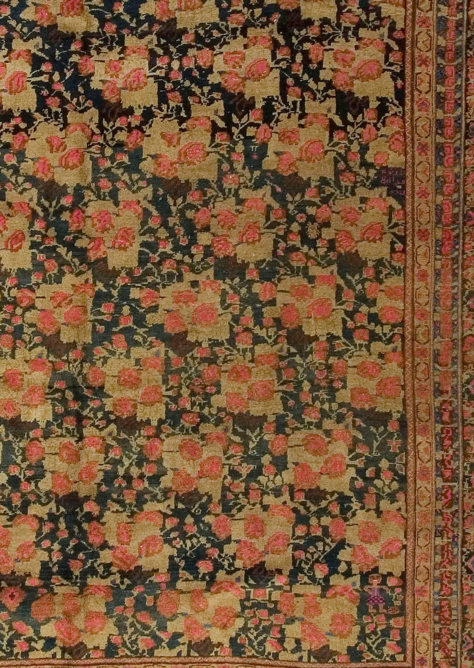 Tapis vintage persan Afshar, circa 1940, 5'7 x 9'9. Les tapis tribaux anciens de la tribu Afshar sont tissés principalement dans le sud-ouest de la Perse et se déclinent en une variété déconcertante de motifs, certains indigènes, d'autres adaptés