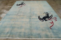 Alfombra persa vintage Amoghli Mashad