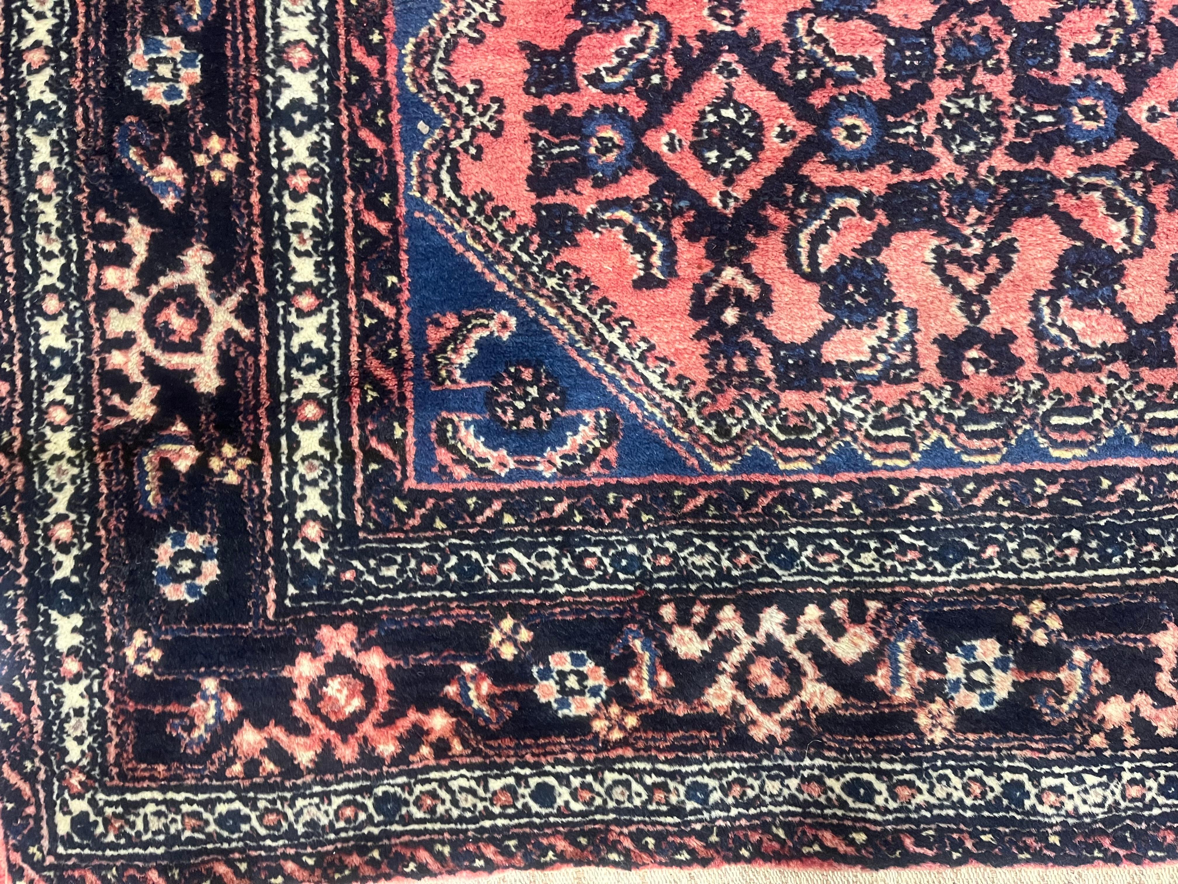 20th Century Vintage Persian Angelas Wool Rug 4’8” x 6’7” For Sale