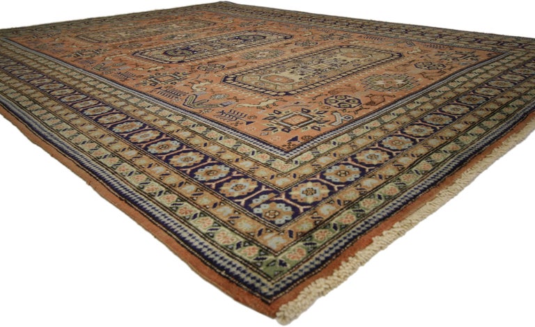 Vintage Persian Ardabil Rug with Modern Tribal Vibes and Northwestern ...