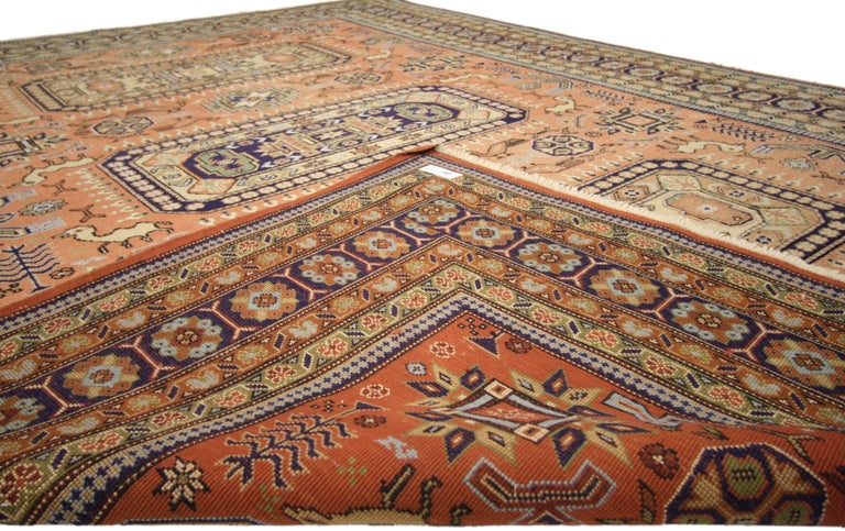 Vintage Persian Ardabil Rug with Modern Tribal Vibes and Northwestern ...
