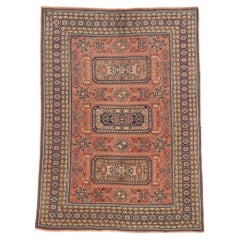 Retro Persian Ardabil Rug, Cozy Nomad Meets Pacific Northwest Style