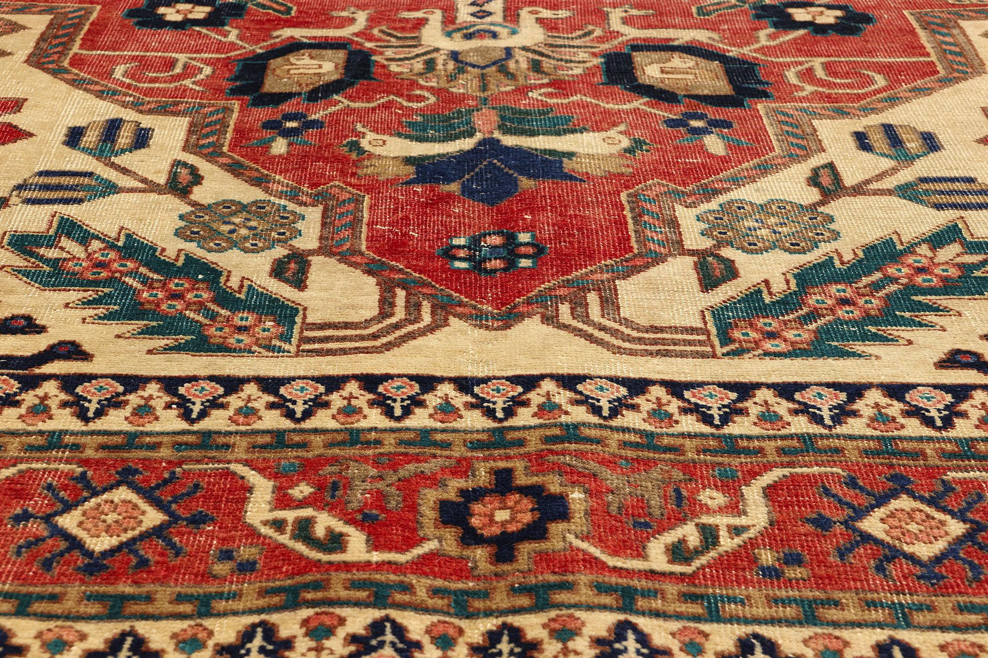 Alter persischer Ardabil-Teppich (Handgeknüpft) im Angebot