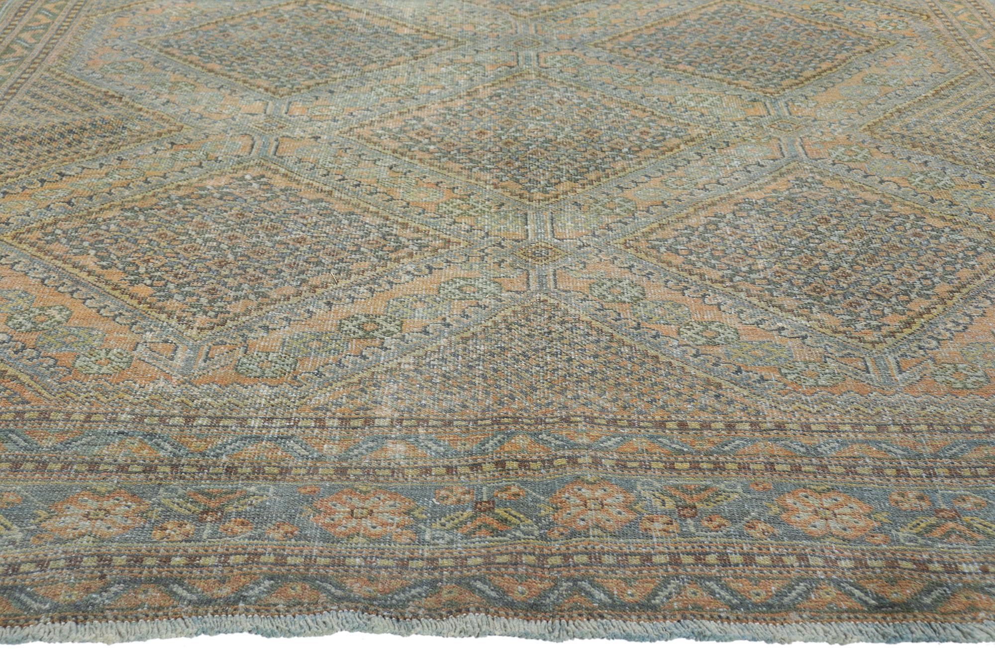 20th Century Vintage Persian Ardabil Rug For Sale