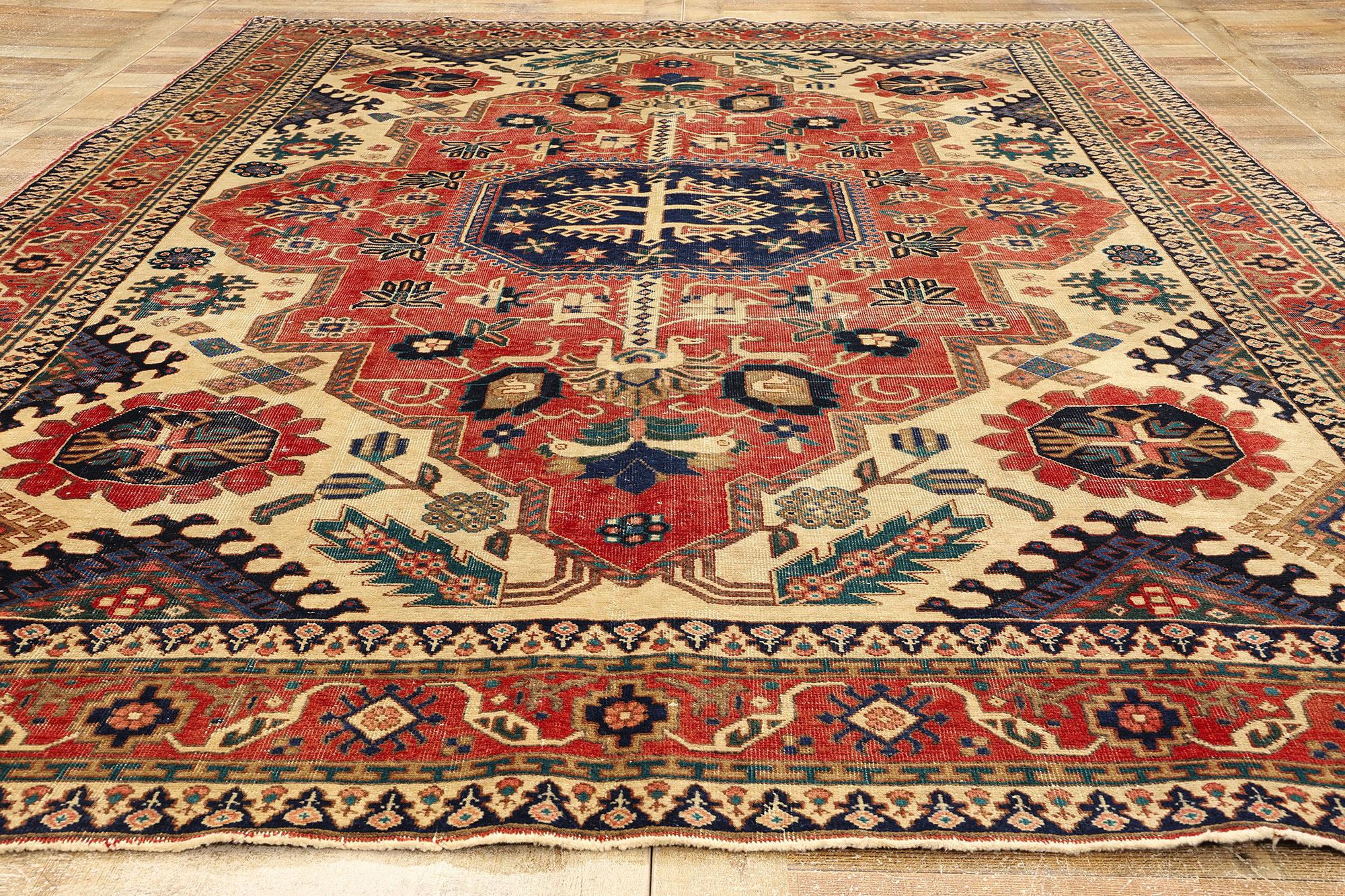 Alter persischer Ardabil-Teppich (Wolle) im Angebot