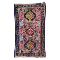 Vintage Persian Ardabil Rug with Boho Chic Tribal Style