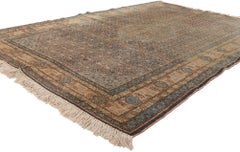 Vintage Persian Ardabil Rug with Herati Design