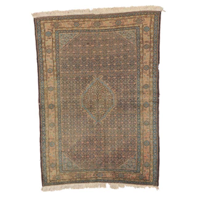 Antique Persian Area Rug Ardabil Design For Sale at 1stDibs