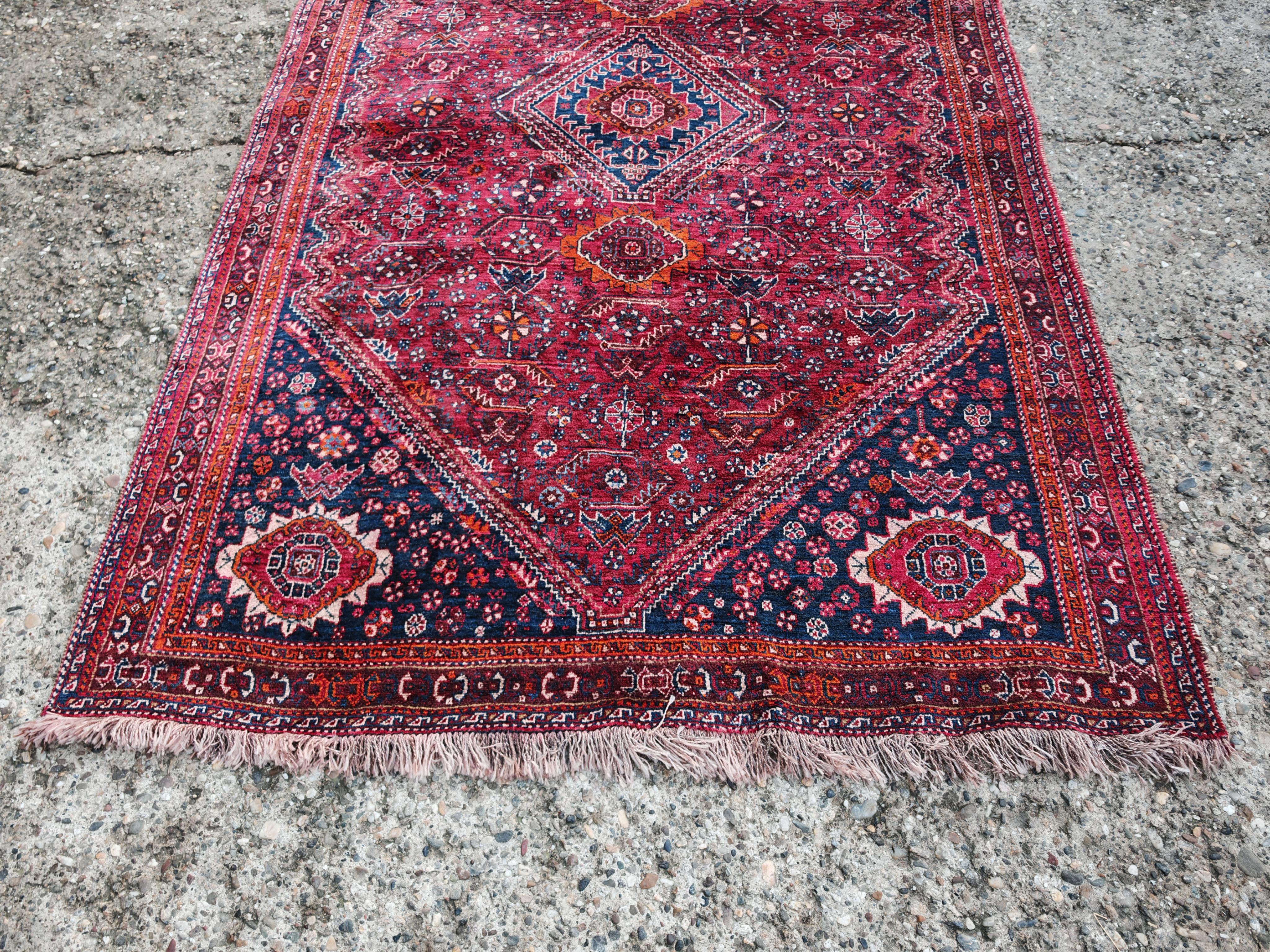 Tappeto persiano d'epoca dai colori vivaci, Afghanistan anni '40 in vendita 5