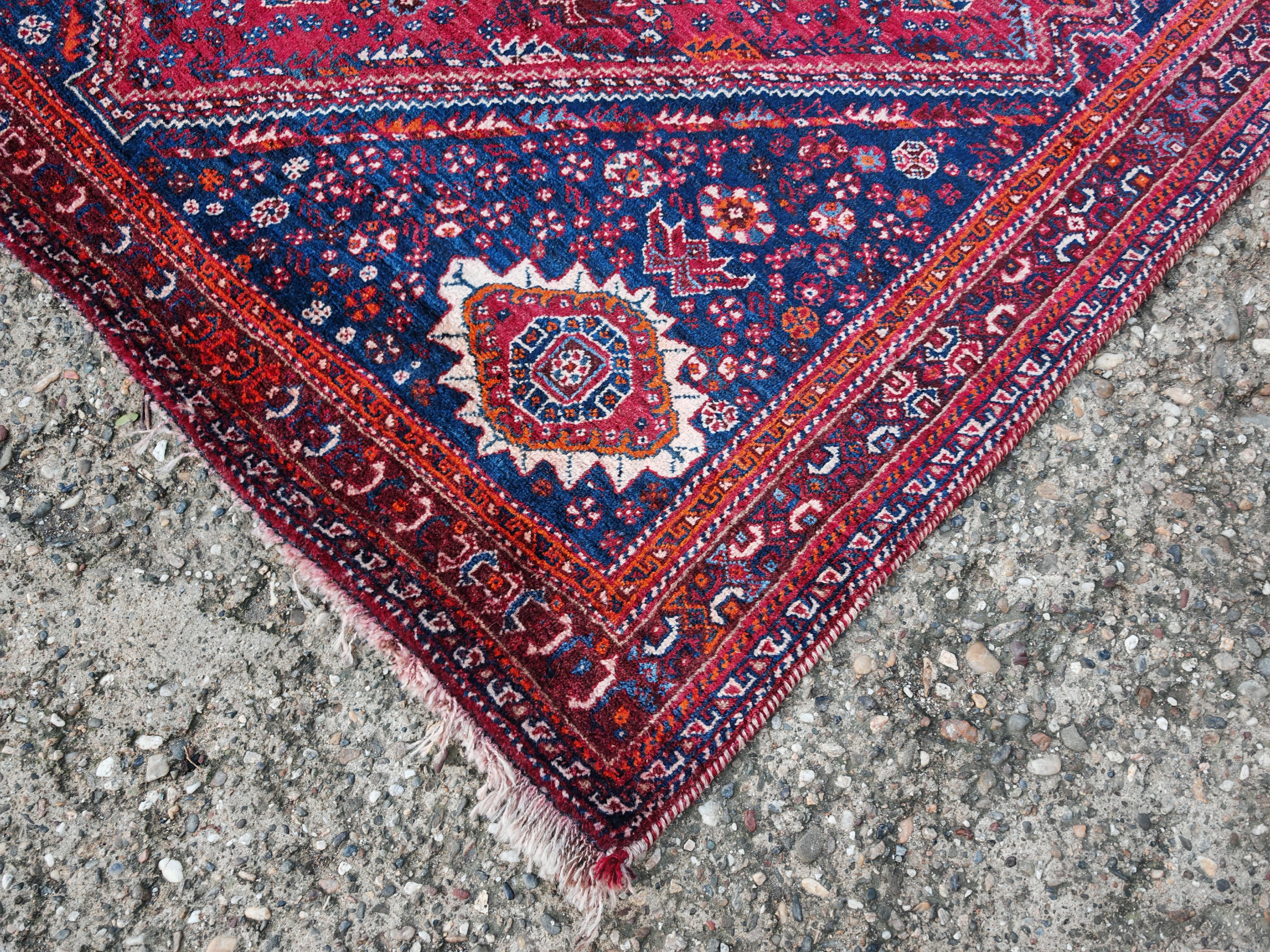 Tribale Tappeto persiano d'epoca dai colori vivaci, Afghanistan anni '40 in vendita