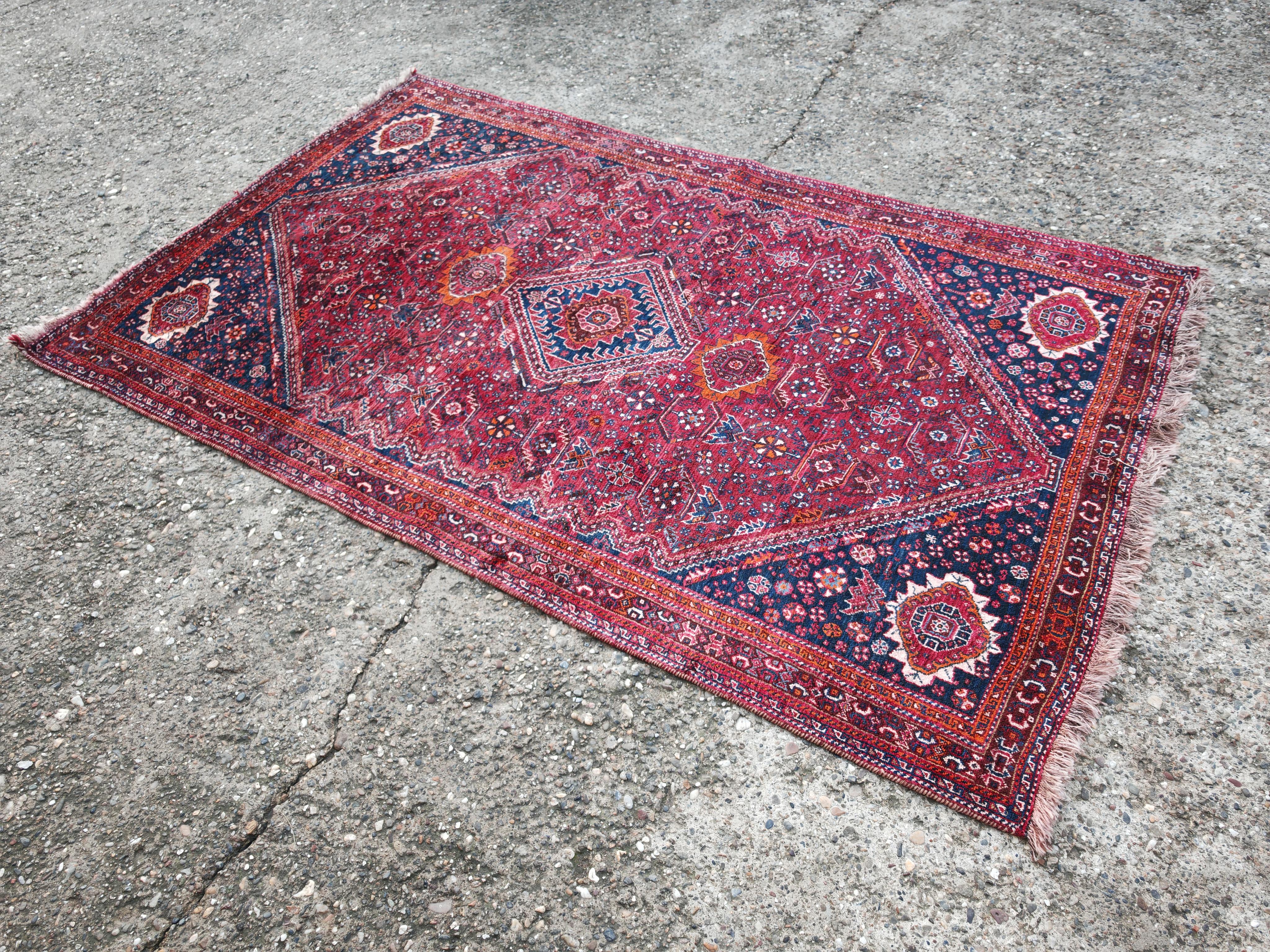 Afghano Tappeto persiano d'epoca dai colori vivaci, Afghanistan anni '40 in vendita