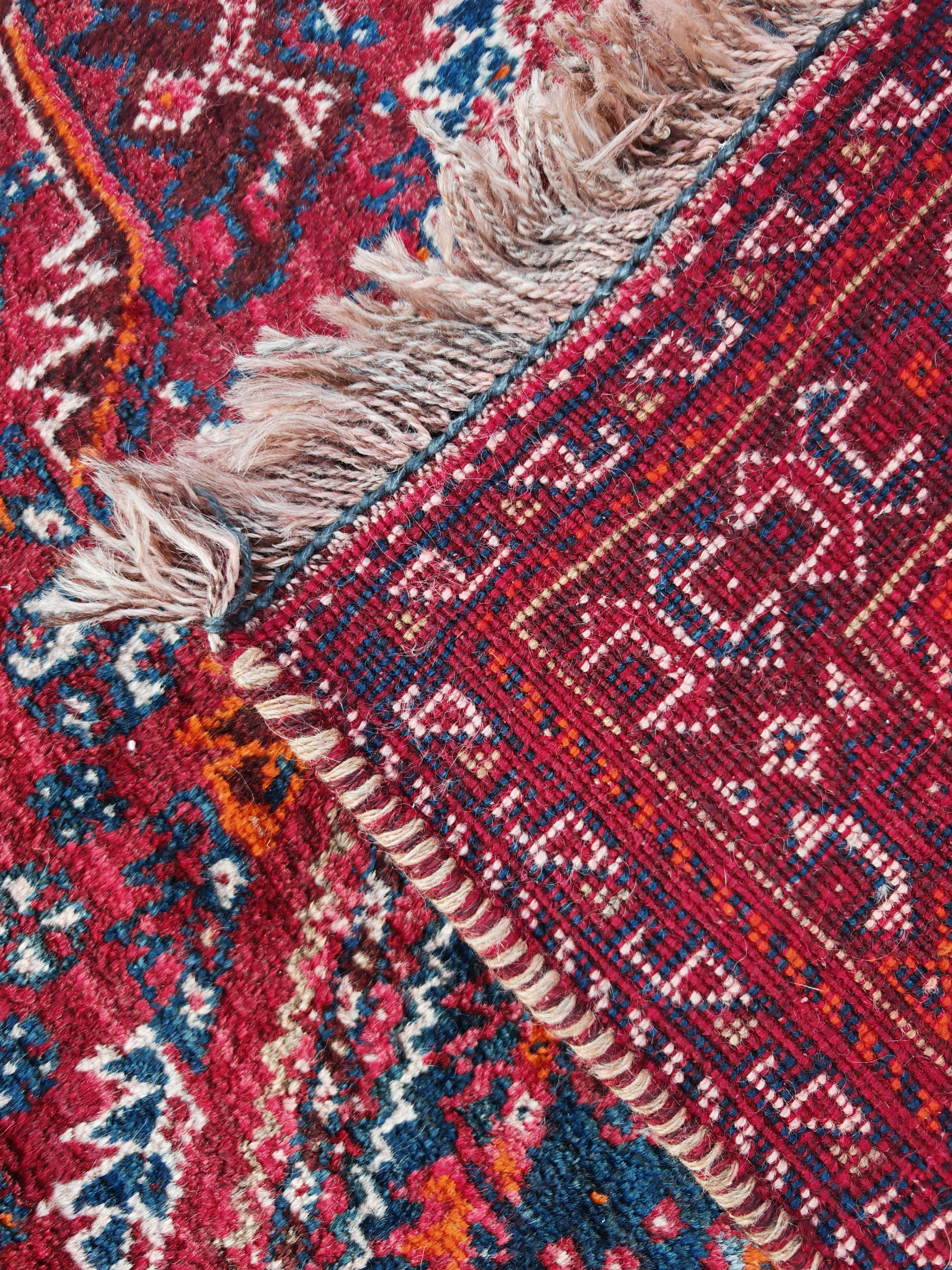 Tappeto persiano d'epoca dai colori vivaci, Afghanistan anni '40 in vendita 2