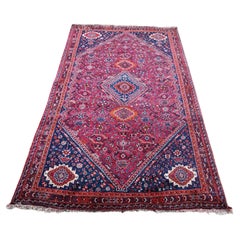 Alfombra persa vintage de colores vibrantes, Afganistán años 40