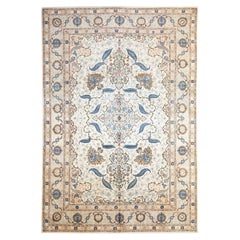 Vieux Tapis Persan Kashan Design