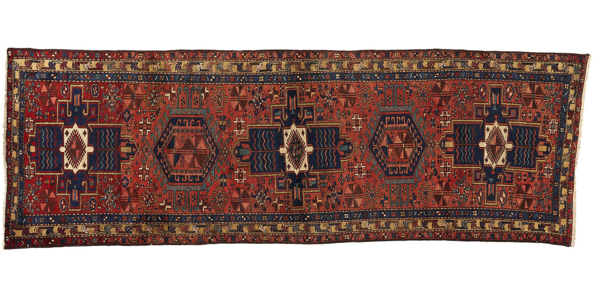 Vintage Persian Azerbaijan Carpet For Sale 3