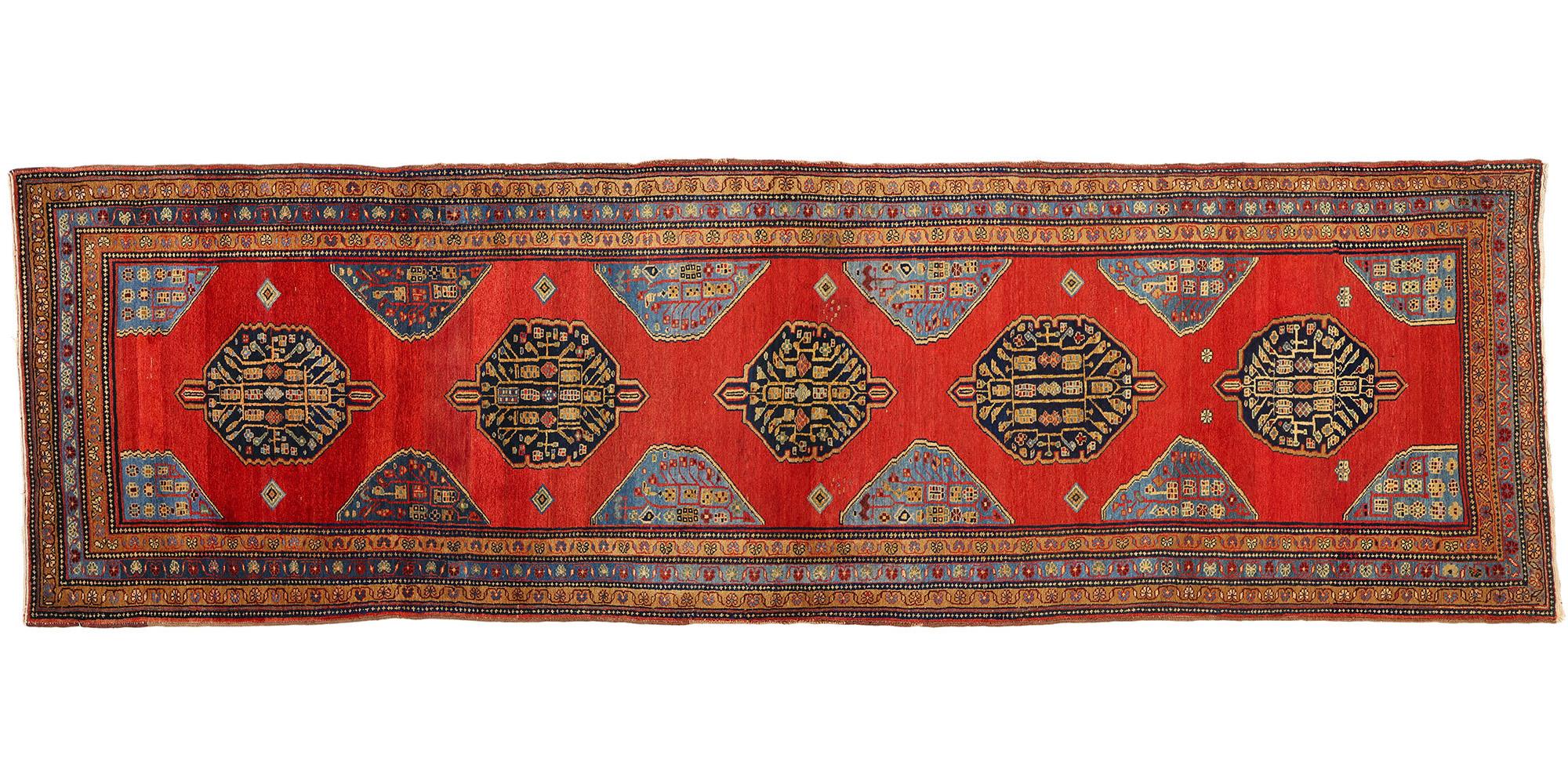 Vintage Persian Azerbaijan Carpet For Sale 7