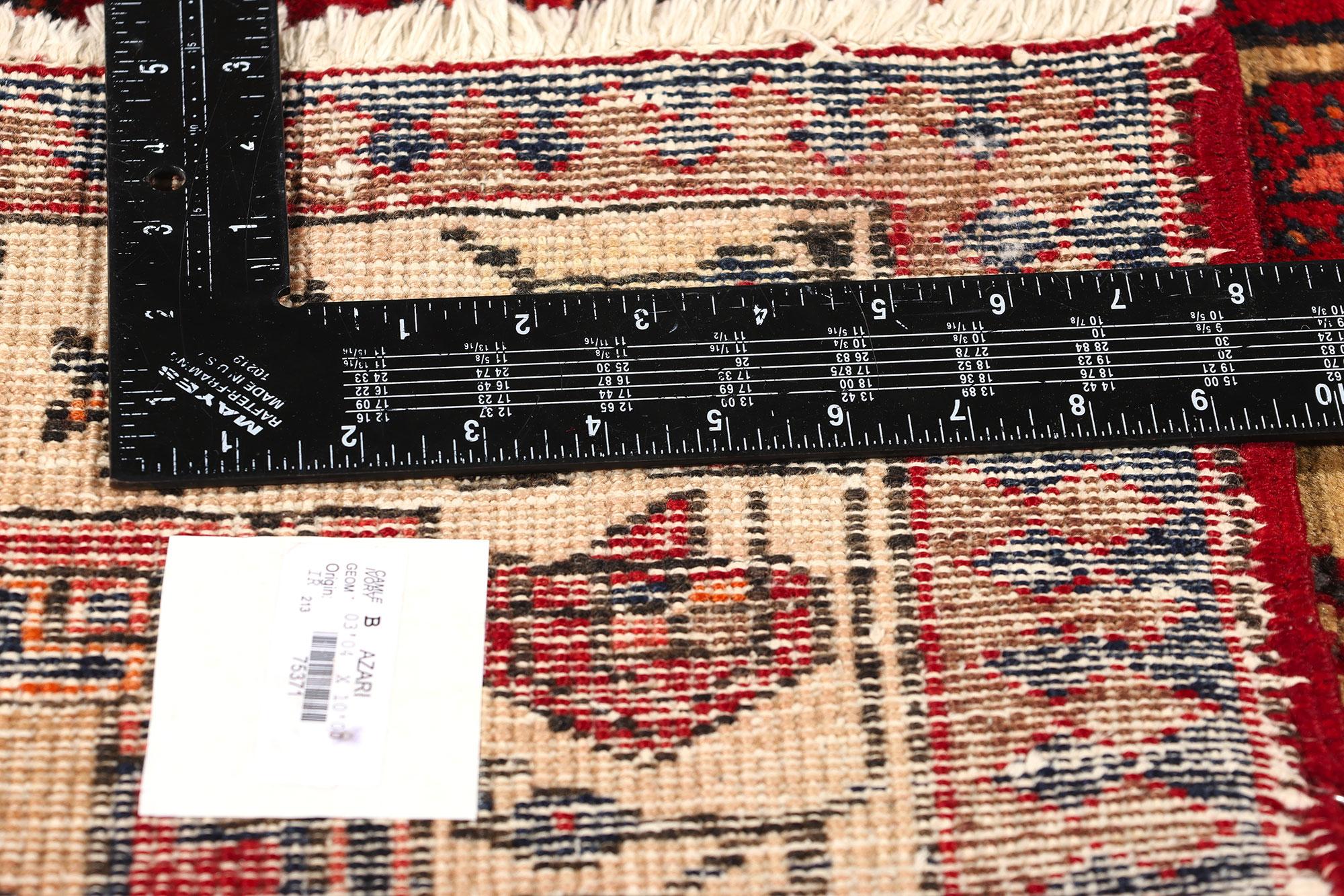Wool Vintage Persian Azerbaijan Carpet For Sale