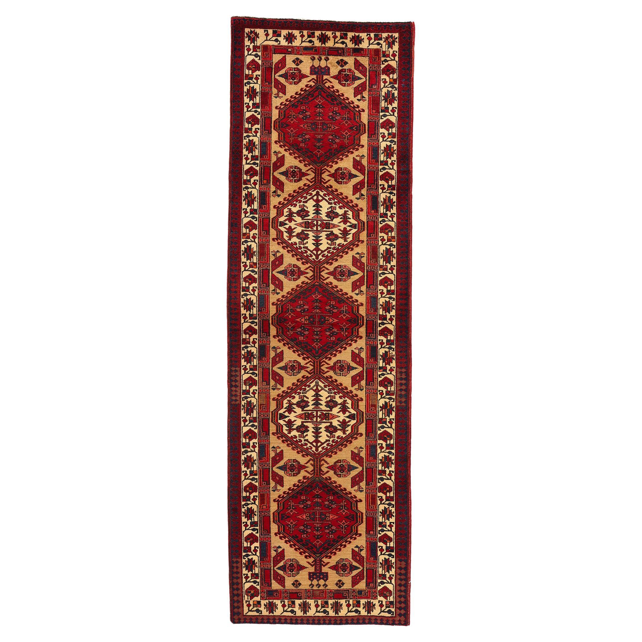 Vintage Persian Azerbaijan Carpet For Sale