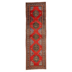 Tapis persan d'Azerbaïdjan des années 1940 au style Modernity