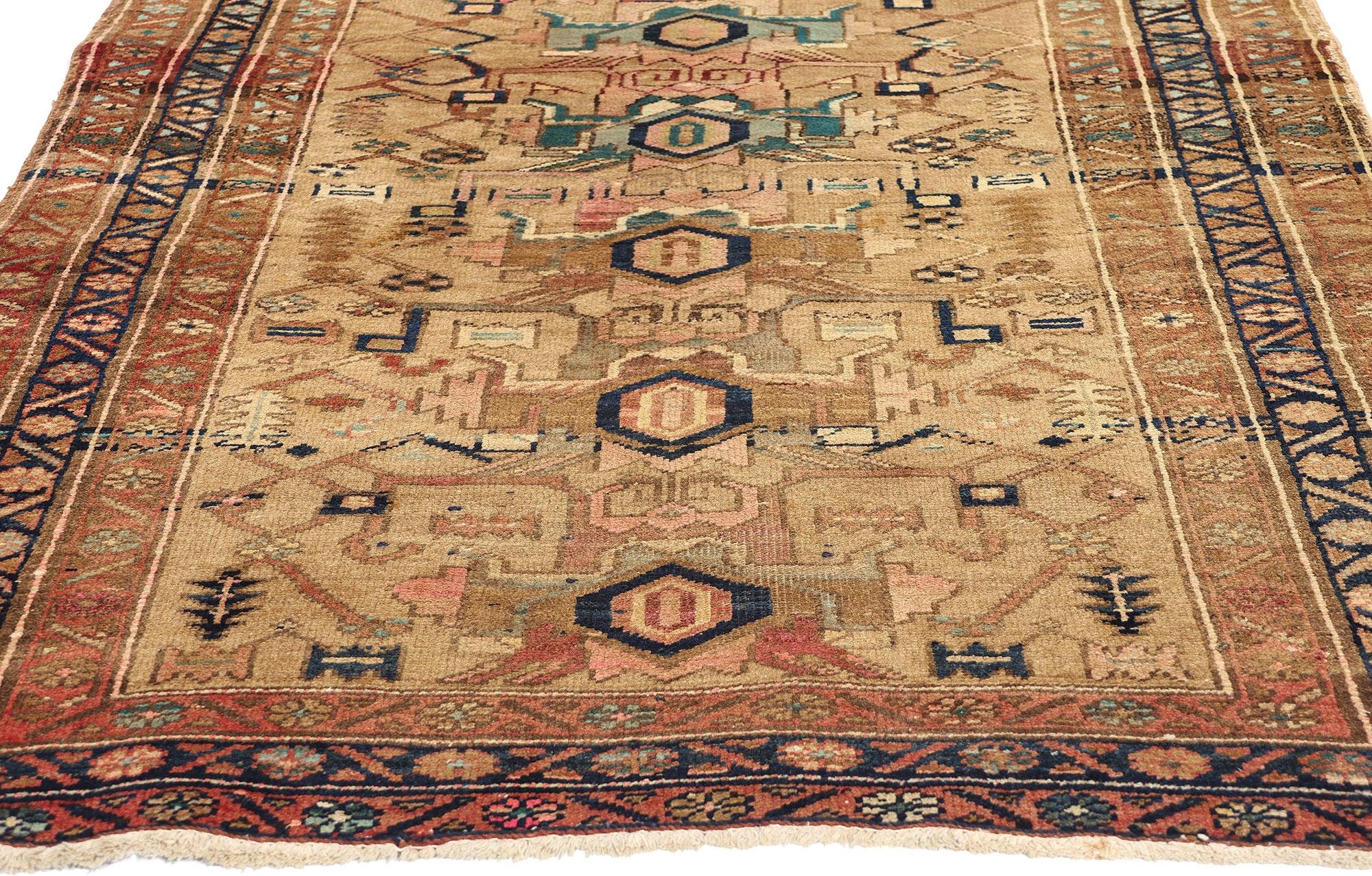 Tribal Vintage Persian Azerbaijan Carpet For Sale