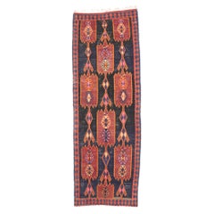 Alter persischer Aserbaidschan-Kilim-Teppich