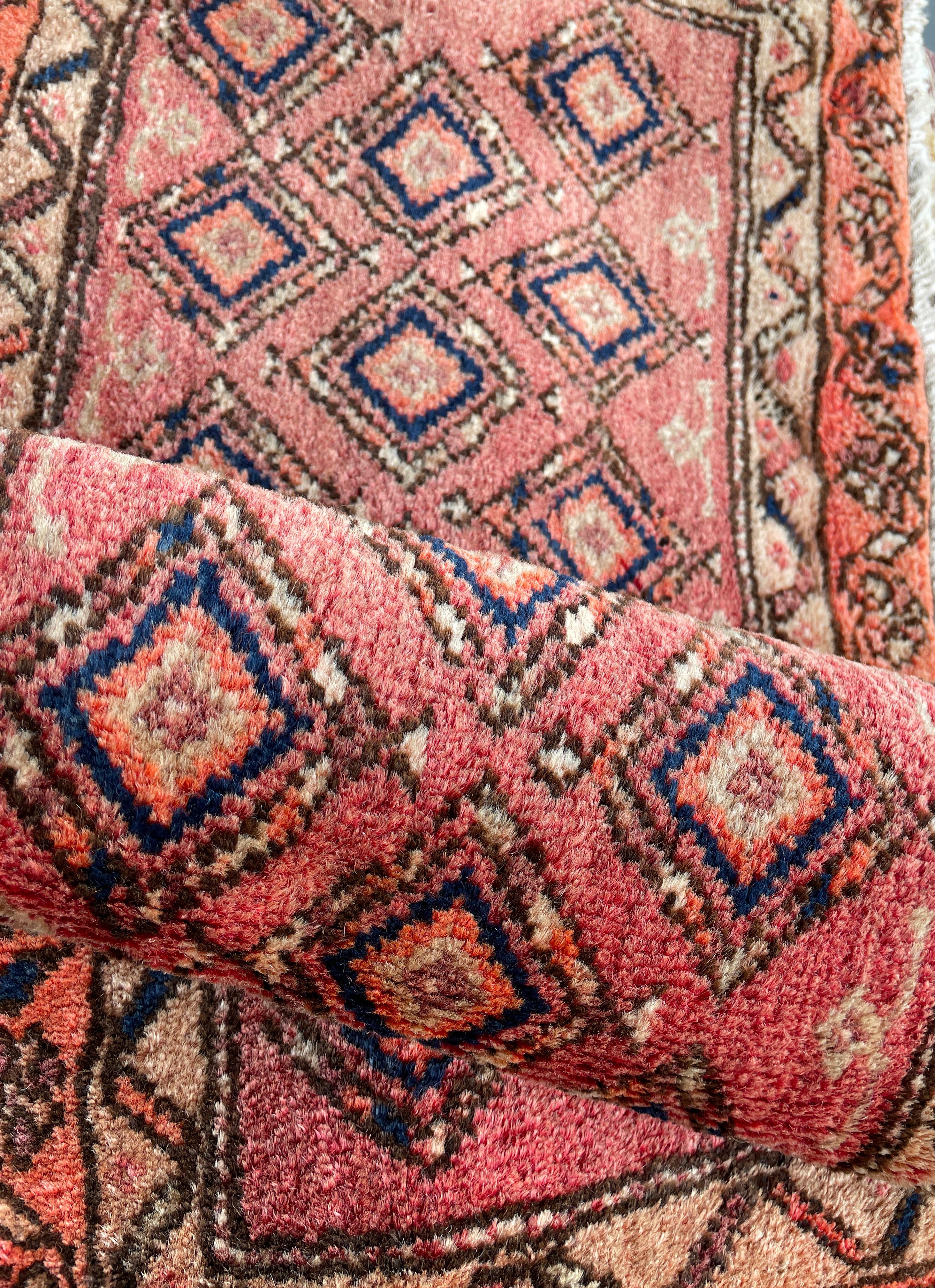 Wool Vintage Persian Azerbaijan Rug